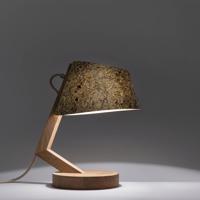 ALMUT 1411 stolná lampa zakriv. Ø 23cm alpská lúka