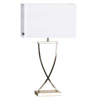 By Rydéns Omega stolová lampa mosadz/biela výška 69cm