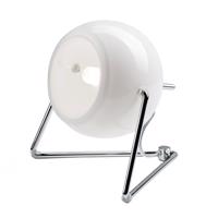 Fabbian Beluga White sklenená stolná lampa Ø 9 cm