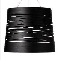 Foscarini Tress grande LED závesné svietidlo, čierne