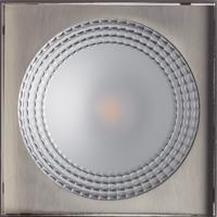 Helestra Kari stropné LED svietidlo hranaté, nikel
