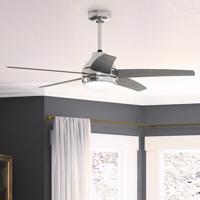 Hunter Bernard AC stropný ventilátor lampa sivá