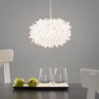 Kartell Bloom S2 závesné LED svietidlo, priehľadné