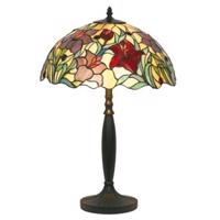 Kvetinová stolová lampa ATHINA, ručná výroba 62 cm