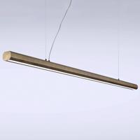LED závesné svetlo Materica beam 200 cm mosadz