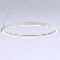 LED závesné svietidlo Materica spodné Ø 120 cm biele