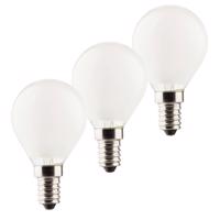 LED žiarovka E14 3W 2 700K Set 3 kusov 470lm matná