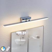 LED zrkadlová lampa Bernie, CCT, IP44, 75 cm