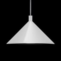 Martinelli Luce Cono závesná lampa, biela, Ø 30 cm