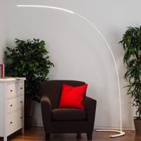 Minimalistická stojaca LED lampa Danua v bielej