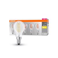 OSRAM LED E14 P40 4W filamentová 827 470lm 5ks