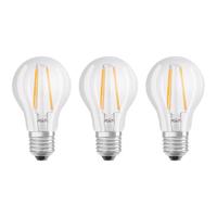 OSRAM LED E27 Classic 840 6,5 W číra 3 kusy