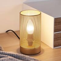 Pauleen Mesh stolová lampa, zlatá