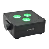 Ploché batériové svetlo EUROLITE 3 LED Spot 24W IP65