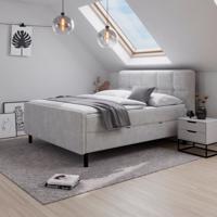 Posteľ boxspring MARBELLA 180x200, svetlosivá