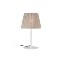 PR Home Vonkajšia stolová lampa Agnar, biela / hnedá, 57 cm