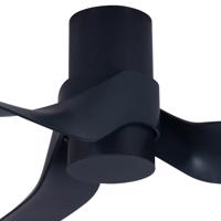 Stropný ventilátor Nautica LED, čierny