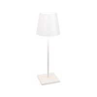 Zafferano Poldina L Desk lampa batérie IP54 biela