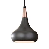 Závesná lampa Beso tmavý bronz Ø 17,9 cm