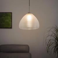 Závesná lampa Diamant Bowl bioplast, priehľadná