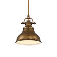 Závesná lampa Emery 1-pl. mosadz Ø 20,3 cm