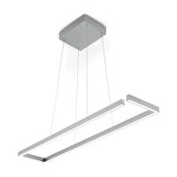 Závesná LED lampa Marisa-100, matný nikel, 100 x 20 cm