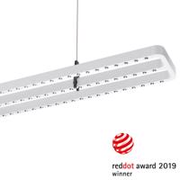 Závesné LED Small Line, snímač, 126 cm, biele